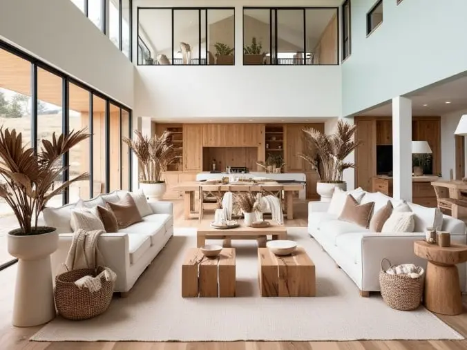 3D Architectural Design, 3D Interior Design, 3D Shop Design - Cosmic Arts 3D Design Mordern Rustic Home 3D Render (1)